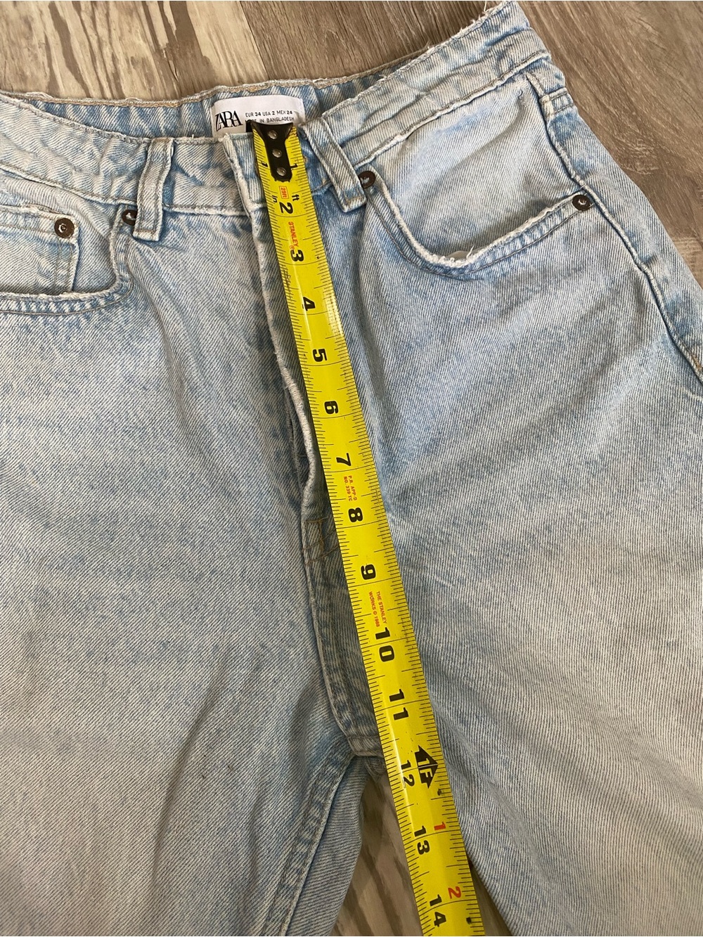 Zara Light Wash High-Rise Women’s Jeans - Picture 8 of 8